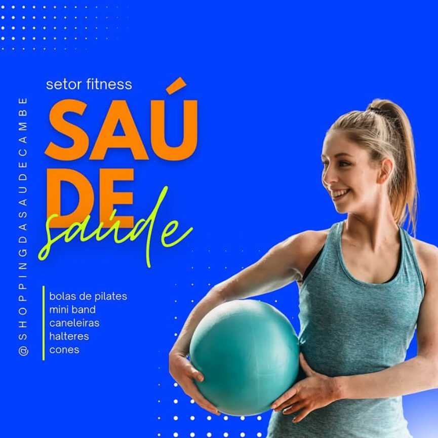 Bola de pilates 
Acessórios de Pilates 